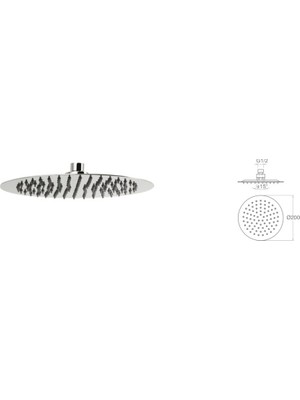 Mistillo Tepe Duşu Oval