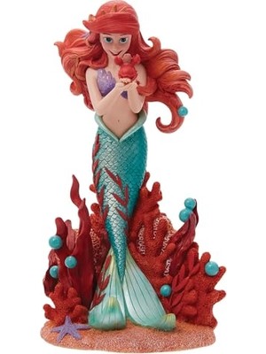 Kazan Hobi Disney Showcase Botanik Küçük Deniz Kızı Ariel Heykelcik, 20 Cm, Çok Renkli