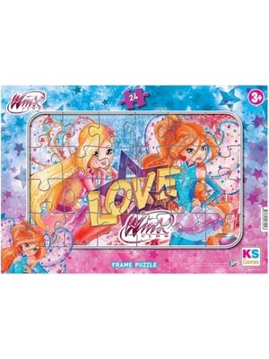Kazan Hobi 24 Parça Winx Frame Puzzle