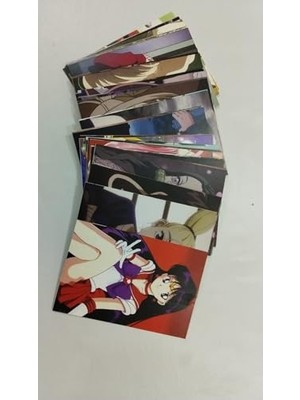 Kazan Hobi Anime Estetik Duvar Kolaj Seti; 50 Adet Sailor Moon, Demon Slayer ve Popüler Anime Temalı Fotoğraf Kartları, Otaku Manga Odası Duvar Dekoru, Genç Odası Poster Paketi (10X15 Cm)