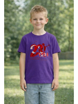 Vodexa Çocuk T-Shirt 23 Nisan Egemenlik ve Çocuk Bayramı Tişört Unisex %100 Pamuk Baskılı Rahat Kalıp