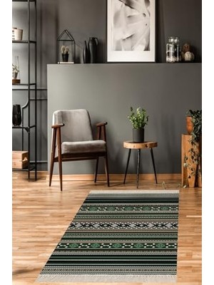 Kazan Hobi Kilim Desenli Etnik Dijital Baskı Yıkanabilir Kaymaz Taban Modern Salon Halısı ve Yolluk TYC00696227284,120 x 160