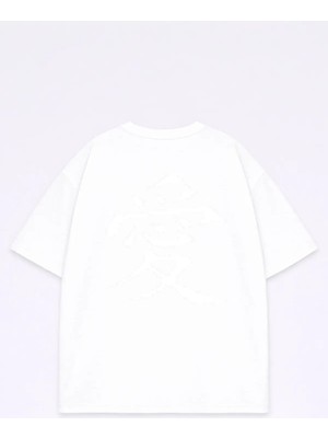 Vodexa T-Shirt Oversize Unisex %100 Pamuk Baskılı Rahat Kalıp Şık Premium Tişört
