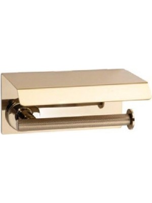 Kazan Hobi Gold Kapaklı Pureline Tuvalet Kağıtlığı, 85X117X170 mm