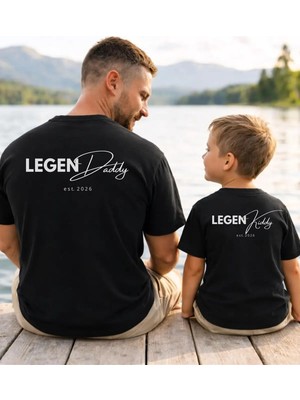 Vodexa Baba Çocuk Oversize Tişört Legen Baskılı (Tekli Satılmaktadır)