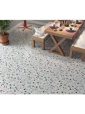 Kazan Hobi 65X130 cm Terrazzo Floor Desenli Yer Kaplama Folyosu