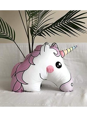 Kazan Hobi Sevimli Unicorn Tasarımlı Yastık