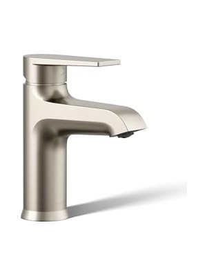 Kazan Hobi K-97060-4-BN Hint Banyo Lavabo Muslukları, Canlı Fırçalanmış Nikel