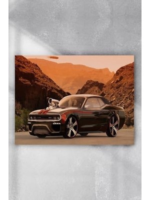 Kazan Hobi PSTER7357 Muscle Araba Posteri 80X115 cm