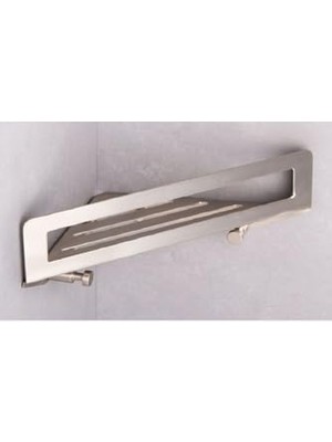 Kazan Hobi Saten Rengi Duş Raf Sistemi, 93X71X211 mm