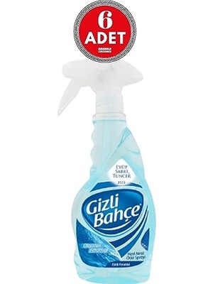 Kazan Hobi Gizli Bahçe Oda Kokusu Okyanus Ferahlığı 500 ml x 6 Adet