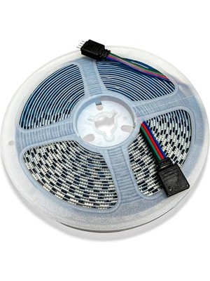 Kazan Hobi Rgb LED Şerit Bant 5 Metre, 12V, 5050 Smd, 120 Led/m, IP20, Iç Mekan Aydınlatma