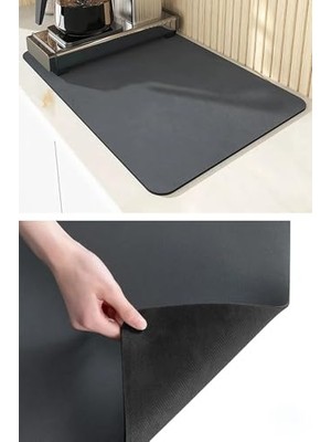 Kazan Hobi Sihirli Bulaşık Yıkama Kurulama Matı Bulaşık Kurutma Matı Katlanabilir Tezgah Üstü Ped 40X30 cm