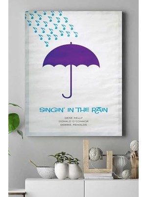 Kazan Hobi (PSTER17899) Singin In The Rain Film Afişi Kanvas Tablo 5 21 x 30