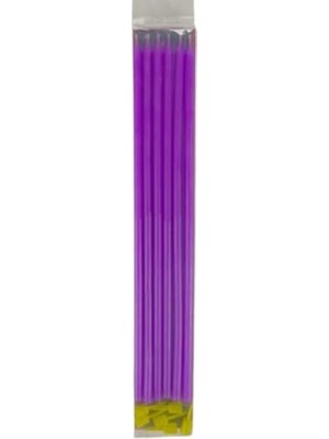 Kazan Hobi 20 cm Mor Çubuk Mum, 6 Adet