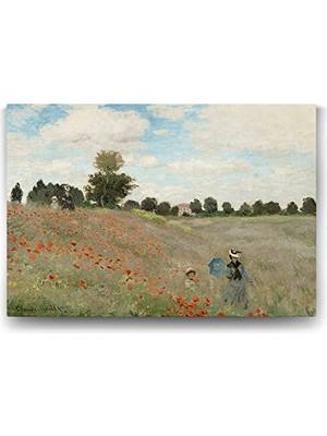Kazan Hobi Claude Monet Poppy Field Tablosu 100X70 cm