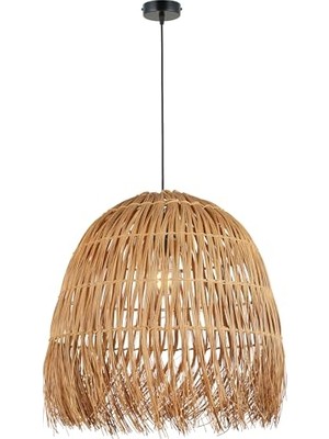 Kazan Hobi Corde Bamboo Tekli Sarkıt Avize