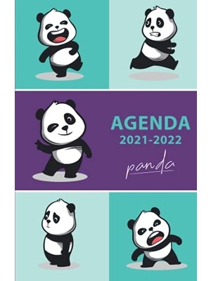 Kazan Hobi Panda Ajanda 2021 2022: Öğrenciler Için Okul Organizatörü, Ağustos 2021/TEMMUZ 2022, Günlük Planlayıcı, Sayfa Başına 1 Gün, Fransızca Baskı