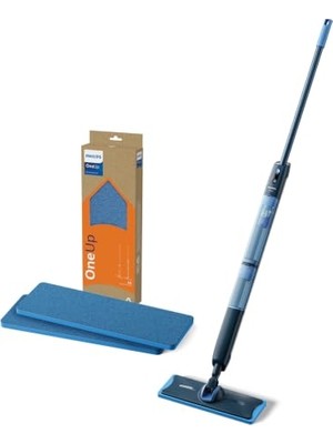Kazan Hobi Oneup 5000 Serisi Kablosuz Elektrikli Mop XV5113/01 ve Yedek Değiştirilebilir Ped XV1882/20, Sert ve Hassas Zeminler Için 2 Parça Set
