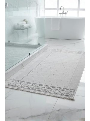 Kazan Hobi Bej Ayak Havlusu, 60X130 Cm, 690 G, %100 Pamuk, Spa ve Otel Banyo Paspası