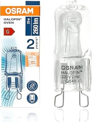 Kazan Hobi G9 Halojen Kapsül Ampul, 25W 230V, Standart Duy