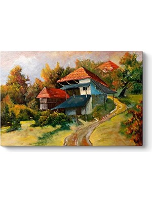 Kazan Hobi Çoban Ressam Manzara Tablosu, 45 x 30