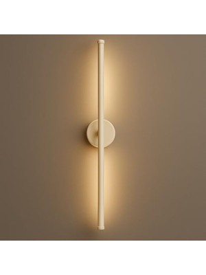 Kazan Hobi Modern Kablosuz Pilli LED Aplik, Sahara Glow™ Sahra Işıltısı, 70 Cm, Beyaz Işık, 1 Adet 9V Pil Dahil, Montajsız