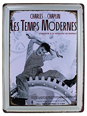 Kazan Hobi Vintage Metal Pano Chaplin 30X40