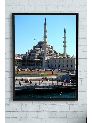 Kazan Hobi PSTER13945 Yeni Camii Çerçeveli Tablo (21X30 Cm)