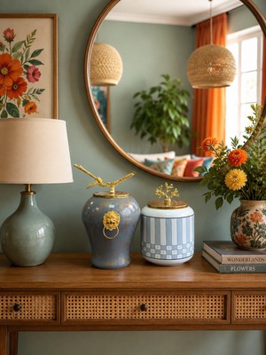Feray Home Dekoratif - Gri Mermer Şah Kare Dik Çizgi Gri Oval Gold