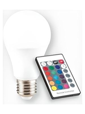 Kazan Hobi Eylül Elk 9W Rgb LED Ampul Kumandalı, CT-4058