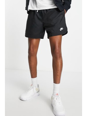 Nike Nsw Woven Flow Shorts Erkek Siyah Astarlı Spor Şort