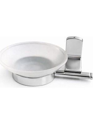 Kazan Hobi Lüks Vidalı Krom Duvar Tipi Banyo Sabunluğu, Paslanmaz Metal