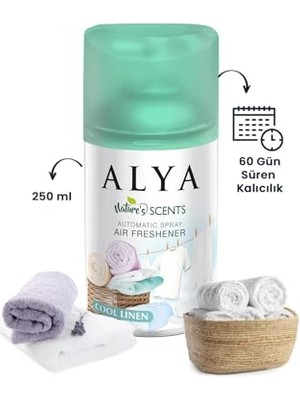 Kazan Hobi Cool Linen Kokulu Yedek Makine Spreyi 250 ml