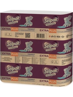 Kazan Hobi Extra Z Katlı Plus Dispenser Havlu, 200 Yaprak