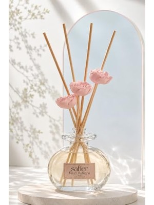 Kazan Hobi Kiraz Bahçesi Pembe Seramik Taş Çiçekli Çubuklu Oda Kokusu, Japon Kiraz Çiçeği Cherry Blossom 80 ml