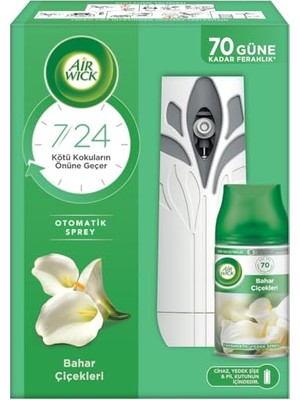 Kazan Hobi Freshmatic Otomatik Sprey ve Bahar Çiçekleri Yedek Sprey Oda Kokusu Kiti