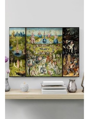 Kazan Hobi (PSTER20332) Dünyevi Zevkler Bahçesi, Hieronymus Bosch Sanatsal Poster 50 x 70