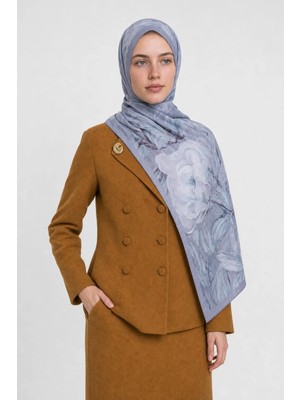 Mooncorn Mauve Desen Neo Crash Şal