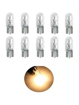 Kazan Hobi T10 W5W Dipsiz Halojen Oto Ampul, 10 Adet, Photon Uyumlu, PH5715 TFPH571510