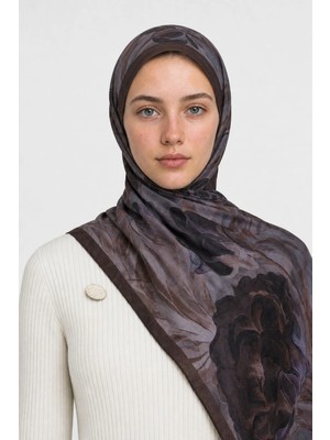 Mooncorn Mauve Desen Neo Crash Şal