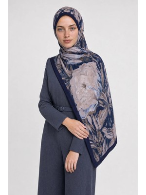 Mooncorn Mauve Desen Neo Crash Şal