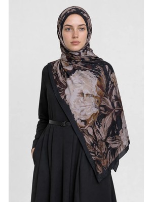Mooncorn Mauve Desen Neo Crash Şal