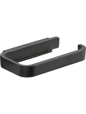 Kazan Hobi Tuvalet Kağıdı Için Rim Tutucu, 14,6 x 8,4 x 2 Cm, Siyah