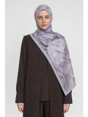 Mooncorn Mauve Desen Neo Crash Şal