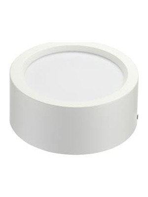 Kazan Hobi Sandra-15 Sıva Üstü Downlight Smd LED Spot Armatür, 15 W, Beyaz Kasa