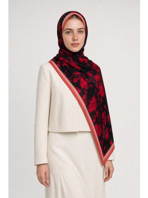 Mooncorn Velvet Desen Hebei Ipek Şal