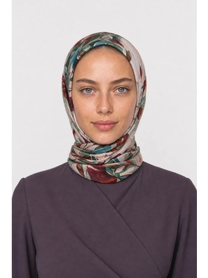 Mooncorn Laurel Desen Hebei Ipek Eşarp