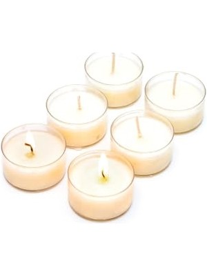 Kazan Hobi 6'lı Yasemin Sandal Kokulu Bitkisel Tealight Mum Seti