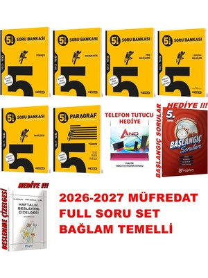 Hız Yayınları 5.sınıf 2026-2027 Müfredat Full Soru Bankası Set Bağlam Temelli Güncel